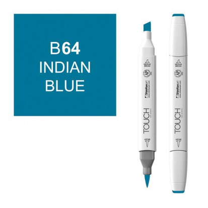 Маркер "Touch Brush" 064 индийский синий B64